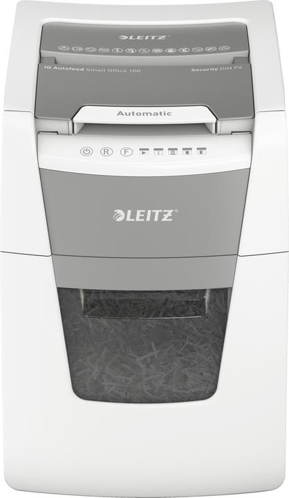 Produktbild Leitz Aktenvernichter IQ Autofeed Small Office 100 Partikelschnitt 34 l (Partikelschnitt)