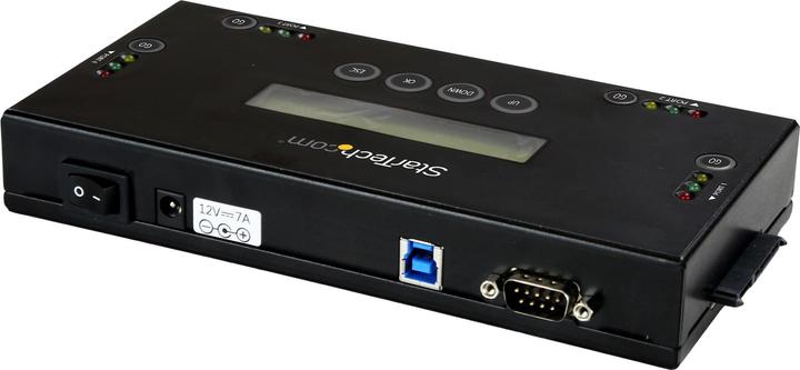 Produktbild StarTech Festplatten Löscher für 6,35cm/2,5 oder 8,89cm/3,5 Zoll SATA Laufwerke - 4 Schächte - Standalone...