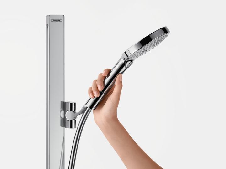 Actual product image hansgrohe HG Br.set RAINDANCE Sel S 120 3jet/Unica 125mm Bsta 90 we/chr 9 l/min EcoSmart