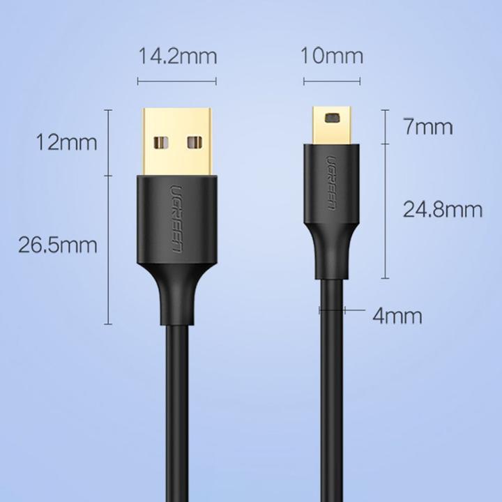 Produktbild Ugreen USB A — mini USB (0.50 m, USB 2.0)