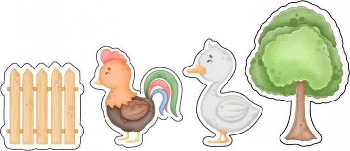 Produktbild Cut my Cookies Ausstecher Bauernhof Set mit Hahn und Ente