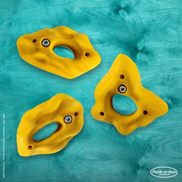 Produktbild Peak-a-boo Klettergriffe Set Amigos (Neon Grün)