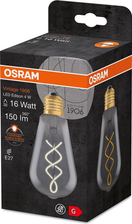 Produktbild Osram Vintage 1906 Led Edison (E27, 5 W, 140 lm, 1 x, G)