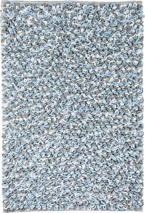 Produktbild Kleine Wolke Badteppich Sling 60 x 90 cm, Blau/Weiss (60 x 90 cm)