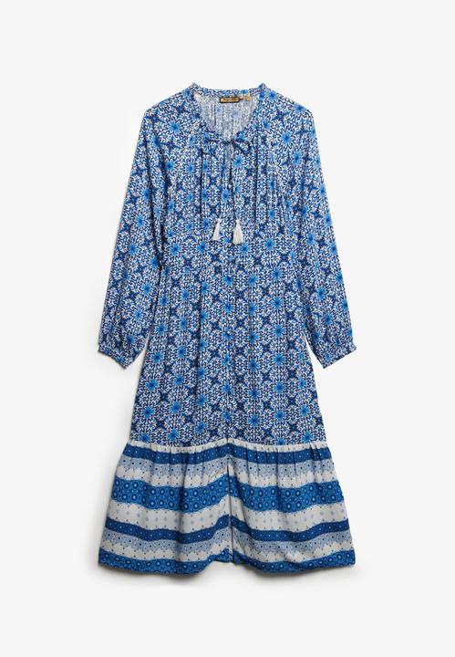 Produktbild Superdry Langärmeliges Midikleid mit Print (10)
