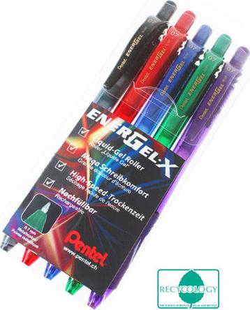 Immagine prodotto Pentel Scooter EnerGel X (Multicolore, 5 x)