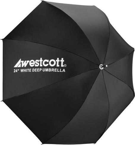 Actual product image Westcott Deep Umbrella White Bounce (24")