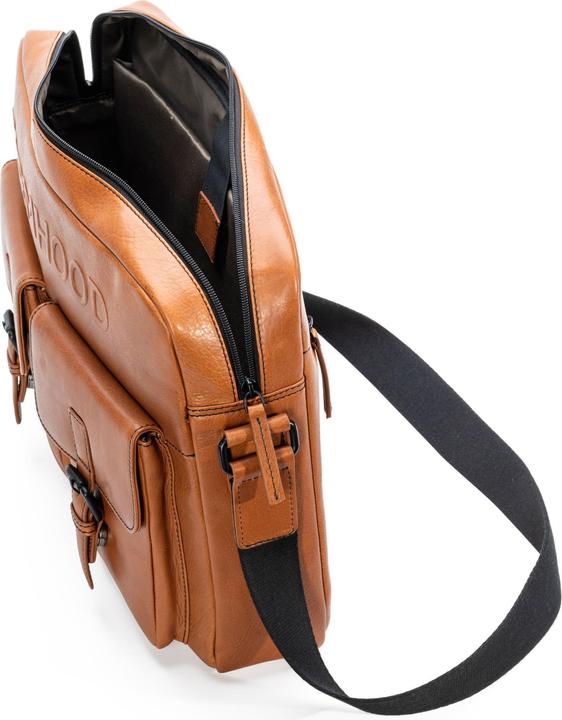 Actual product image Farmhood Memphis briefcases Messenger leather 38 cm laptop compartment