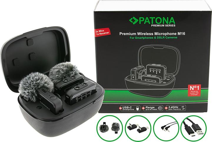 Produktbild Patona Premium Wireless Microphone M16