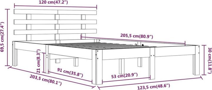 Produktbild VidaXL Swana (135 x 190 cm)