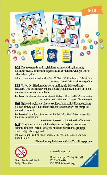 Image du produit Ravensburger Sudoku (Néerlandais, Français, Italien, Anglais)