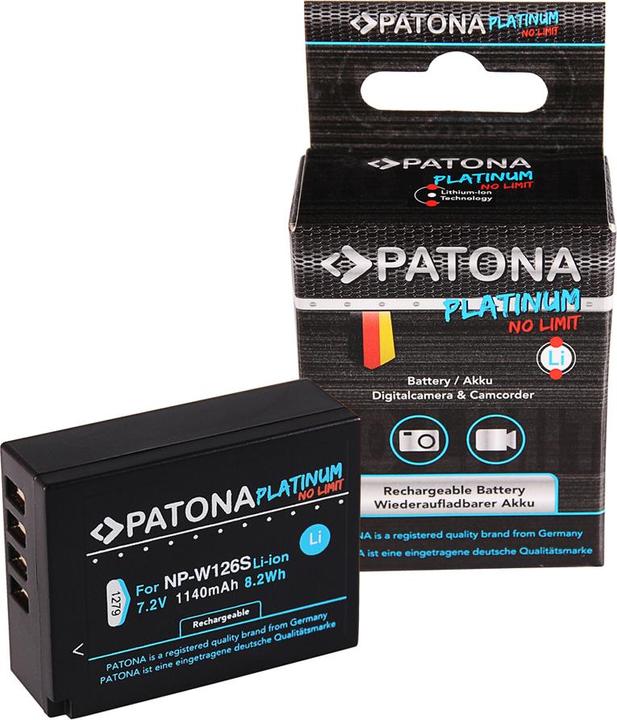 Produktbild Patona NP-W126S Set (Kamera Akku Ladegerät, Kamera Akku)