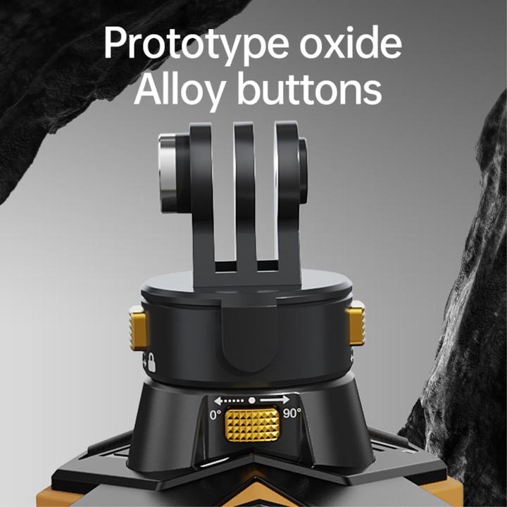 Actual product image Ueli Express Magnetic helmet holder with quick-release fastener (Hero 9 Black, Hero 10 Black, Hero 11 Black, Hero 12 Black, Hero 13 Black)