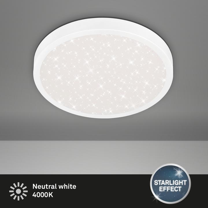 Produktbild Briloner LED Deckenleuchte mit Sternencover, weiss, 1xLED/24W (3000 lm)