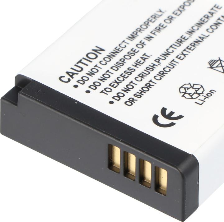 Image du produit AccuCell Schnell-Ladegerät und Akku passend für den Panasonic DMW-BLH7 Akku Lumix DMC-GM1, Lumix DMC-GM1K S (Chargeur de batterie d'appareil photo)