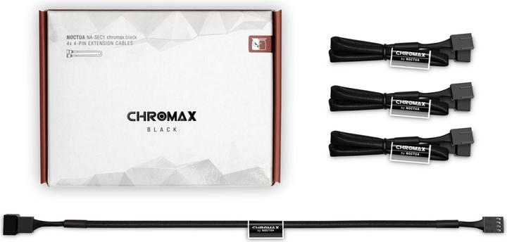 Produktbild Noctua NA-SEC1 chromax.black Lüfter-Verlängerungskabelset