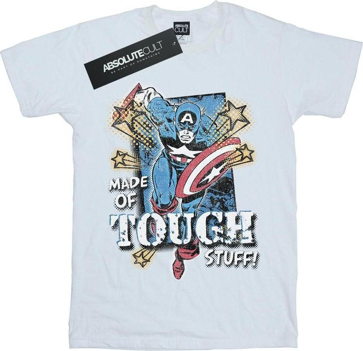 Captain America Made Of Tough Stuff TShirt (M)