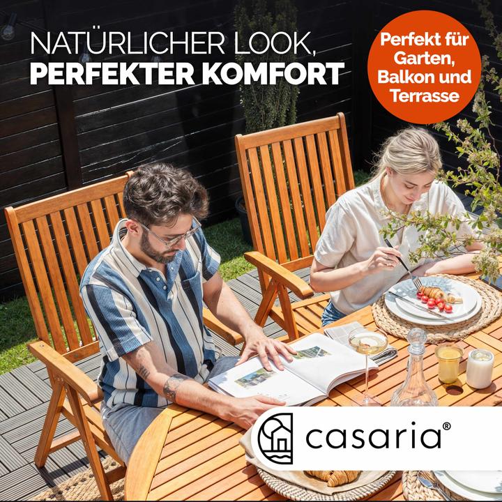 Produktbild Casaria Gartenstuhl Holz