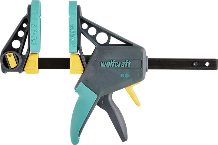Produktbild wolfcraft wolfcraft 1 EHZ - Einhandzwinge PRO 100/150mm (150 mm)