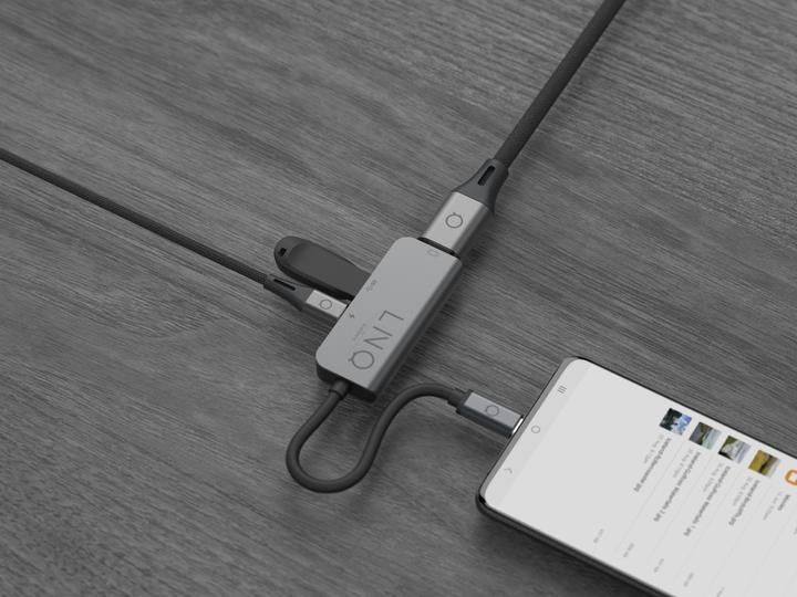 Produktbild LINQ Connects 3in1 USB-C Multiport Hub (USB-C, 1 Ports)