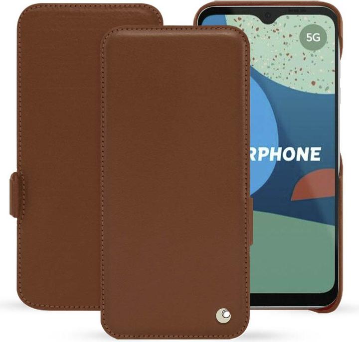 Actual product image Noreve Horizontal leather flap shell (Fairphone 4)