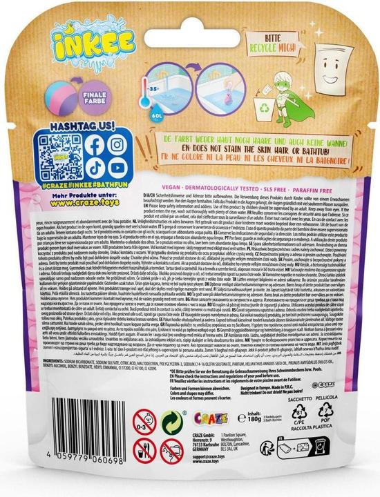 Image du produit Craze Inkee Rainbow World (Bombe de bain)