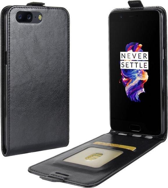 Actual product image MU Classic Crazy Horse Leather Flipcase (OnePlus 5)