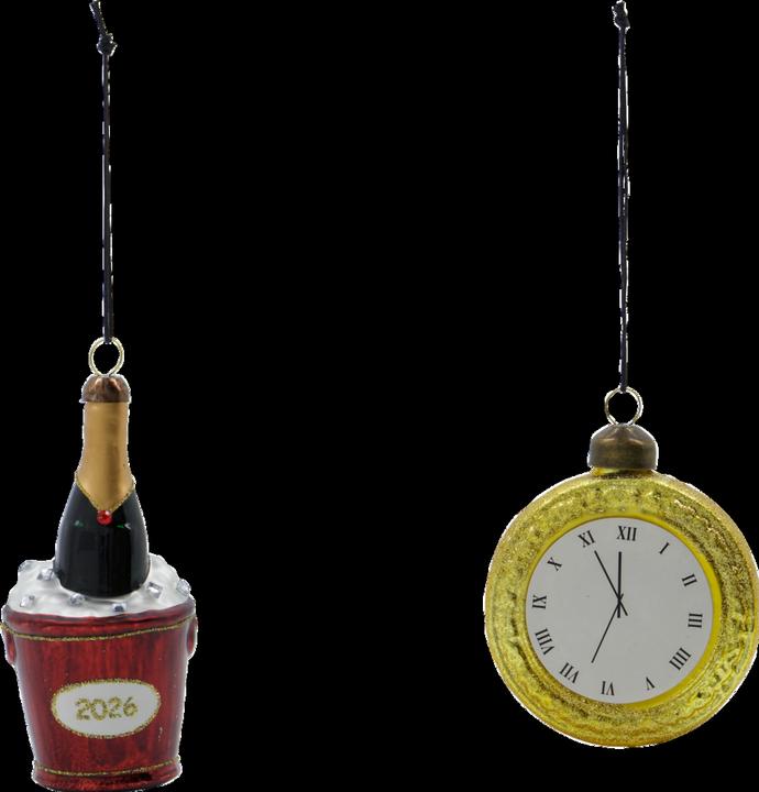 Image du produit House Doctor Christmas ornaments, HDNewYear2026, Golden (24 -pièce)