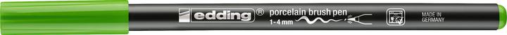 Produktbild Edding Porzellanmalstift Brushpen (Hellgrün, 4 mm, 1 x)