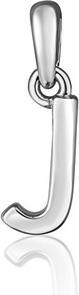 JVD Minimalist Silver Letter J Pendant SVLP0948XH2000J