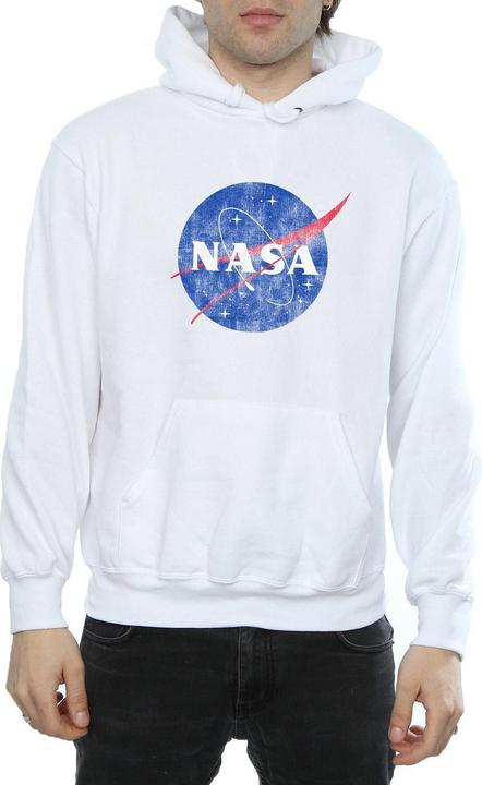 Actual product image Nasa Mens Insignia Cotton Logo Hoodie (M)