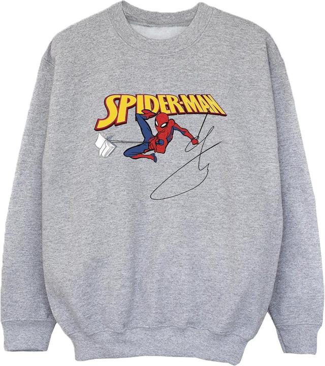 SpiderMan With A Book Sweatshirt Jungen