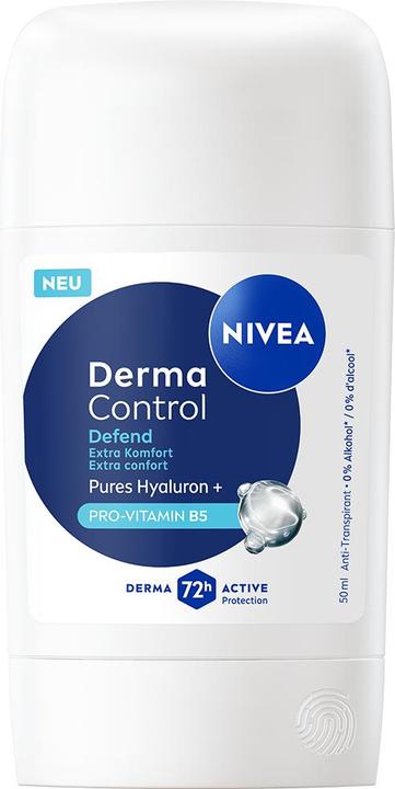 Actual product image NIVEA Deo Derma Control Defend Stick Female 50 ml (Stick, 50 ml)
