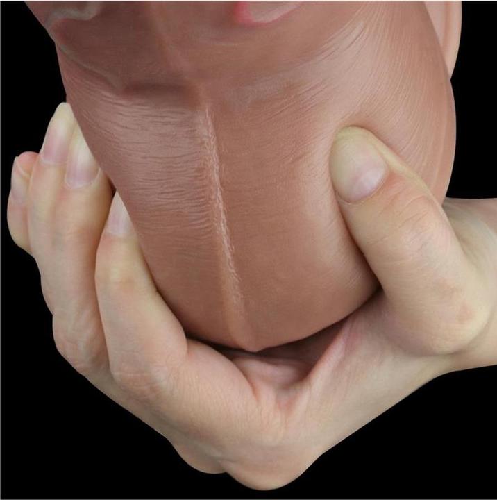 Produktbild Lovetoy Zweischichtiger Platin-Silikondildo 7