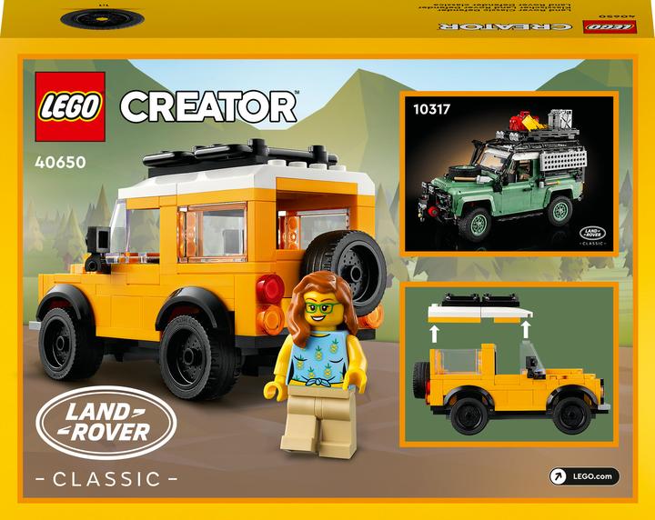 Produktbild LEGO Klassischer Land Rover Defender (40650, LEGO Classic, LEGO Seltene Sets)