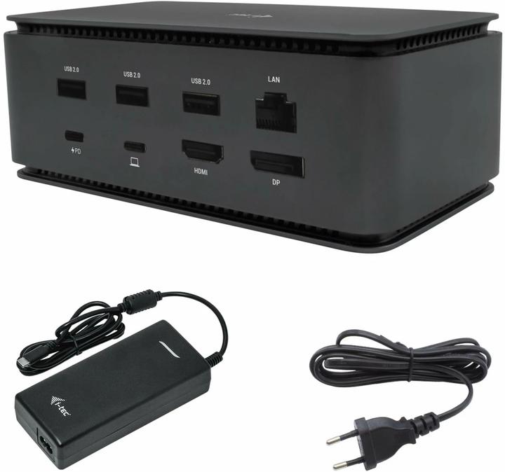 Produktbild i-tec Usb4dual4kdockpd (USB-C, 9 Ports)