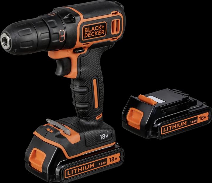 Actual product image Black & Decker BDCDC18KBQW cordless drill screwdriver (Rechargeable battery operated)