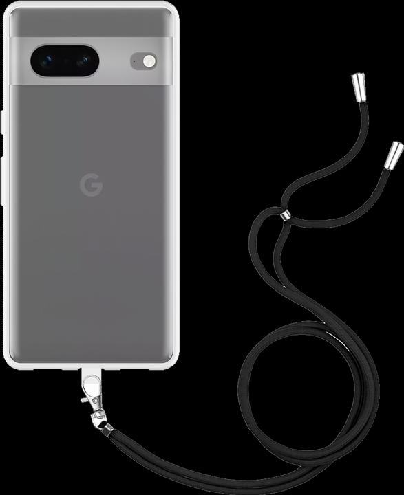 Produktbild Cazy Handykette Hülle Kompatibel mit Google Pixel 7 - Silikon Handyhülle mit Band Necklace Hülle -