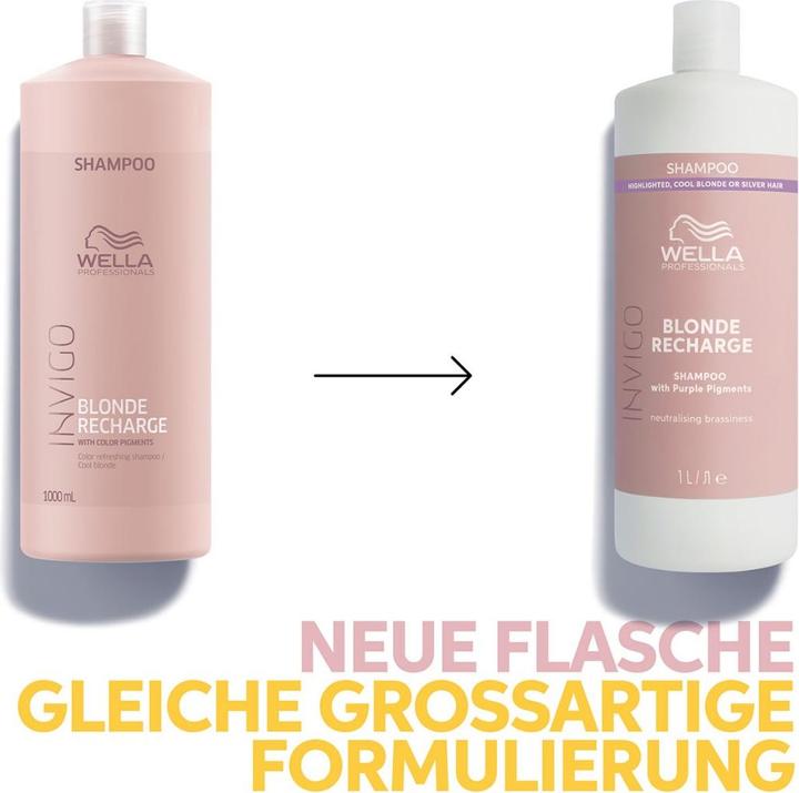 Produktbild Wella Blonde Recharge (1000 ml, Flüssiges Shampoo)