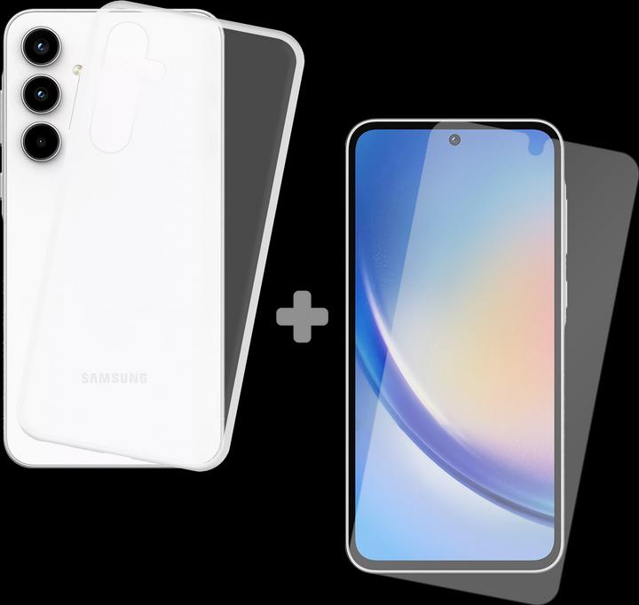 Actual product image Cazy Silicone Case Compatible with Samsung Galaxy A35 - Soft TPU Transparent Protection + Display (Samsung Galaxy A35)