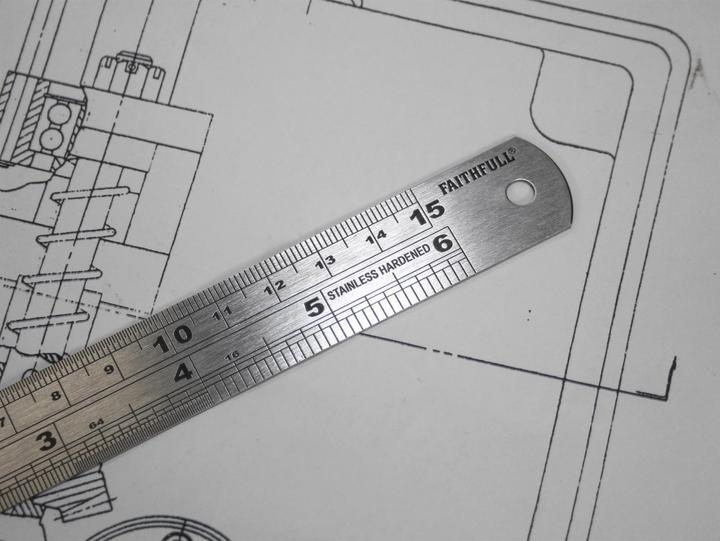 Produktbild Faithfull Flexible Regeln aus Edelstahl