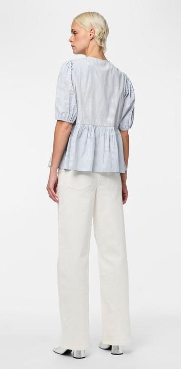 Actual product image Pieces PCHOLLY band top with puff sleeves (S)