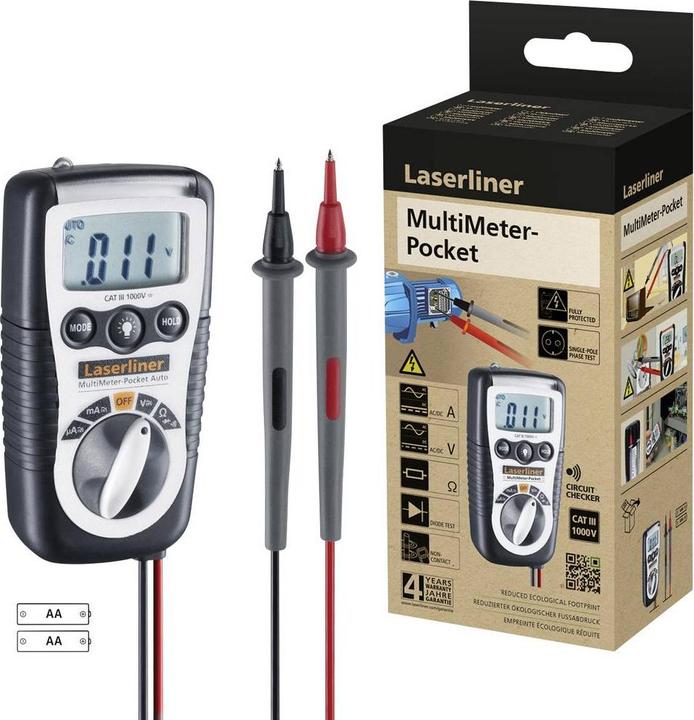 Image du produit Laserliner MultiMeter-Pocket Hand-Multimeter