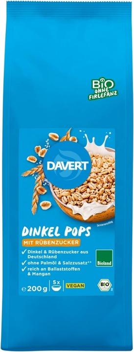 Produktbild Davert Dinkelpops mit Rübenzucker BIOLAND (200 g)
