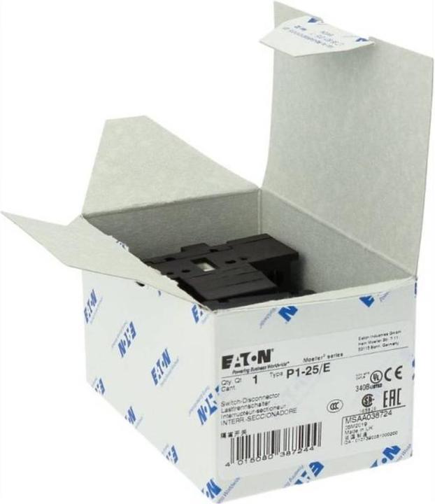 Immagine prodotto Eaton ON-OFF switch, 3-pole, 25 A, flush mount