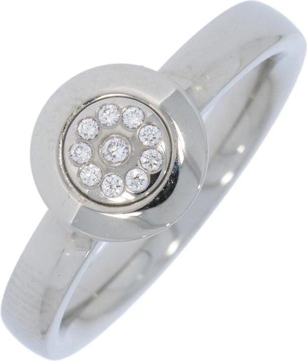 Xen Ring mit 10 Brillanten 0,055 ct. TW/SI pol. (50)