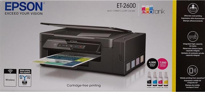 Image du produit Epson ET-2600 EcoTank (Réservoir d'encre, Couleur)