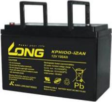 Kung Long KPH100-12N 12V 100 Ah C10 Bleiakku AGM Longlife 10-12 Jahre (12 V, 100 Ah)