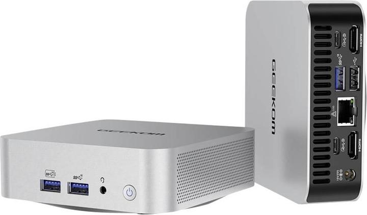 Actual product image Geekom Mini PC A8 AMD Ryzen 7 8845HS 32 GB RAM 1 TB SSD AMD Graphics 780M (AMD Ryzen 7 8845HS, 32 GB, Radeon 780M)