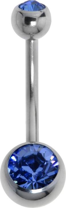 Produktbild Bijouteria Bauchpiercing (Titan, Kristall)